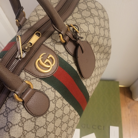 Authentic Gucci Ophidia Medium Duffle Bag - Picture 12 of 16